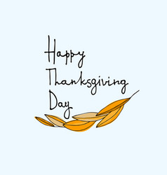 Thanksgiving Day Logo Greeting Card Template