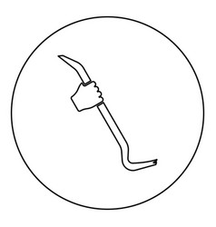 Crowbar In Hand Holding Tool Use Arm Using