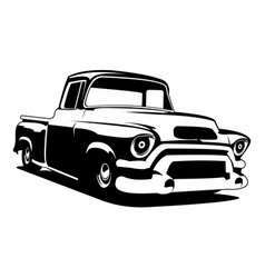 American Silhouette Old Truck Logo