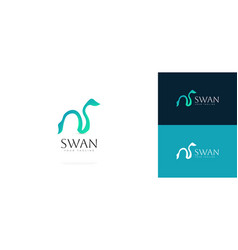 Beautiful Swan Logo Design