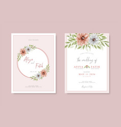 Romantic Soft Wedding Card Template