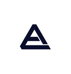 Letter Ta Triangle Geometric Simple Logo