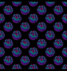 Seamless Wallpaper Pattern With Fingerprint Icon