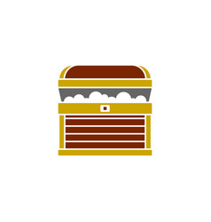 Treasure Box Icon Design Template Isolated