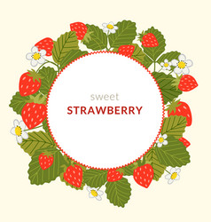 Strawberry Frame Round Wreath Template