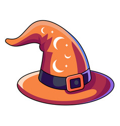 Orange Magic Wizard Hat