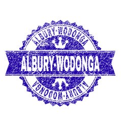 Grunge Textured Albury-wodonga Stamp Seal