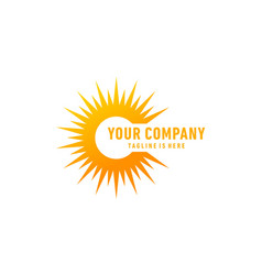 Sun rise logo Royalty Free Vector Image - VectorStock