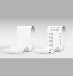 3d Paper Payment Cash Receipt Check Invoice