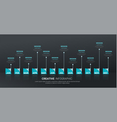 Timeline For 1 Year Infographics