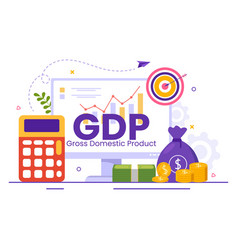 Gdp Or Gross Domestic Product With Economic