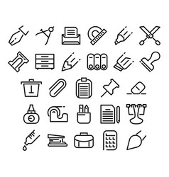 Icons Set Of Office