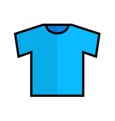 Blue Modern T-shirt Icon Or Clothing Icon