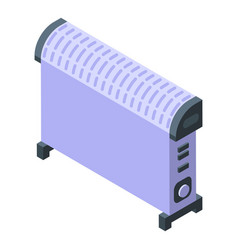 Air Heater Icon Isometric Room Radiator