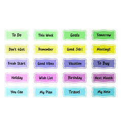 Printable Planner Stickers