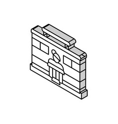 Salon Building Isometric Icon