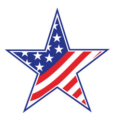 American Star Badge Color Stroke