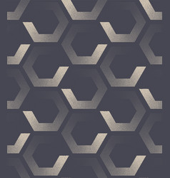 Retro 60s 70s Honeycomb Seamless Pattern Cool