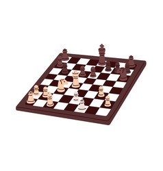 Chessboard And Chess Pieces Strategy Board Game