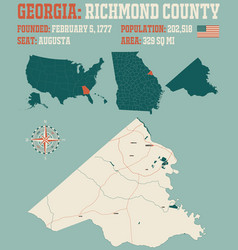 Map Richmond County In Georgia