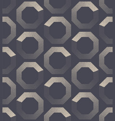 Retro 50s 60s 70s Octagon Shapes Seamless Pattern