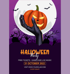 Happy Halloween Party Poster Design