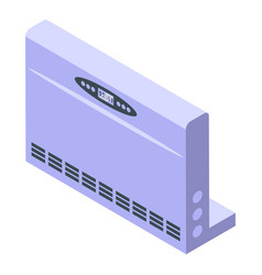 Radiator Icon Isometric Room Energy