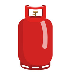 Red Propane Gas Tank