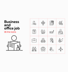 Business And Office Job Icons