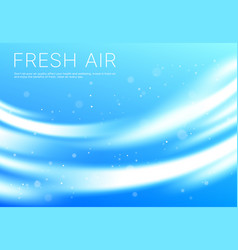 Fresh Air Flow Icy Wind Stream Motion Background