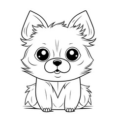 Cute Cartoon Chihuahua Dog