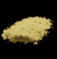 White Smoke Puff Isolated On Transparent