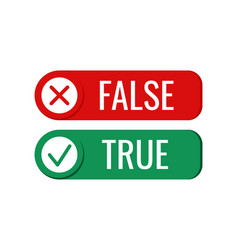 True Fact And False Myth Icon Set