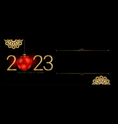 2023 New Year Invitation Banner With Text Space