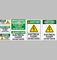 Safety Fiirst Sign Electrical Closet - Do