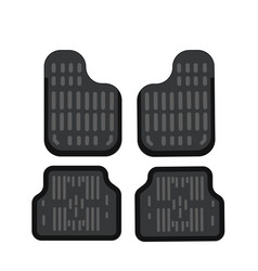 Car Mats Floor Carpet Icon Flat