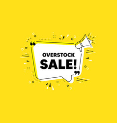 Overstock Sale Special Offer Price Sign