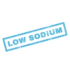 Low Sodium Rubber Stamp