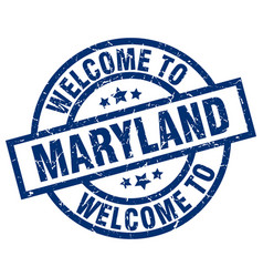 Welcome To Maryland Blue Stamp