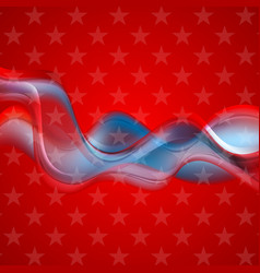 Abstract Shiny Waves Usa Background