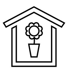 Eco House Icon Concept House And Plant House