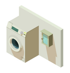 Household Appliance Icon Isometric Modern