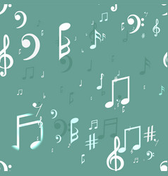 Music Background Abstract Notes And Musical Key