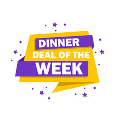 Sticker Dinner Deal Of The Week