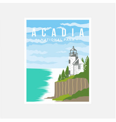 Acadia National Park Poster