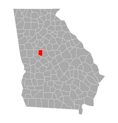 Map Lamar In Georgia