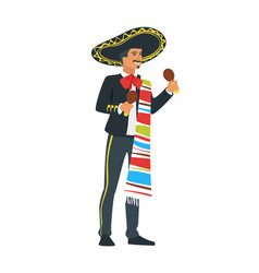 Mexican Musician Royalty Free Vector Image - VectorStock