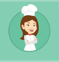 Confident Female Chef With Arms Crossed