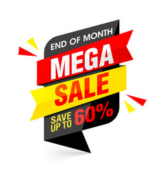 End Of Month Mega Sale Banner