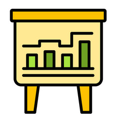 Data Banner Icon Flat